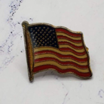 American Flag USA American Flag Patriotic Brooch Pin - £5.42 GBP