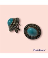 Vintage Sterling Silver 925 Navajo Turquoise Bear Paw/Silver - $237.33 CAD