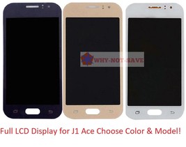 Full LCD Digitizer Glass Screen Display Replacement Part for Samsung J1 Ace 2016 - £25.42 GBP+