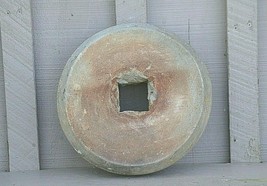 Antique Primitive Grinding Stone Wheel Sharpening Tool Country Farm Rust... - $247.49