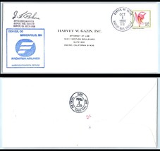 1984 US First Flight Cover - Frontier, Denver AMF, CO to Twin Cities, MN... - $2.96