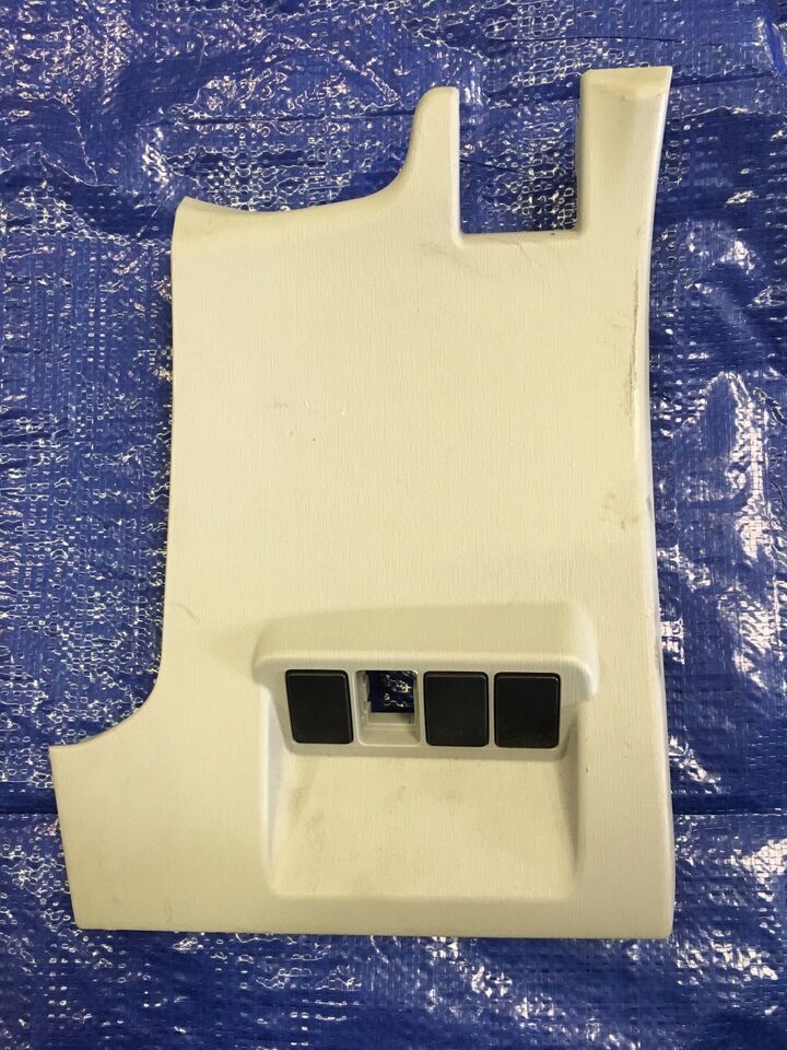 2012-2015 TOYOTA PRIUS V DASH LEFT LOWER TRIM PANEL COVER OEM WHITE GRAY... - $13.08