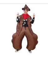 Inflatable Want to be Cowboy Pants Suit Costume Halloween or Cosplay - £25.16 GBP
