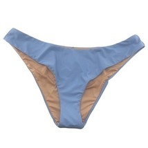 J Crew Curved Waist Bikini Bottom Light Blue Cheeky Size XL BC125 New - $12.61