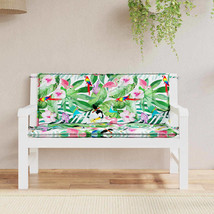  Garden Bench Cushion Set of 2 Multicolour Fabric (100% polyester) - €114,28 EUR