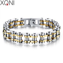 Classic Style High Quality Bike Bicycle Chain Link Bracelet For Men 215MM Length - £16.63 GBP