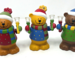 Avon Christmas Bell Ringing Band Trio Bears Musical Light Up Decoration - $49.99