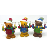 Avon Christmas Bell Ringing Band Trio Bears Musical Light Up Decoration - £39.32 GBP