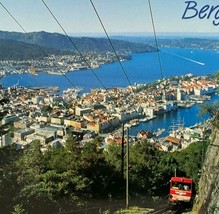 1980s Norway Bergen Floien Railway Postcard Unposted Europe Scandinavia ... - $19.99
