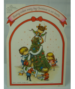 Hallmark Joan Walsh Anglund Christmas Wall Decoration 1961 NOS 12X8 1/2 ... - £7.83 GBP