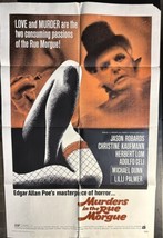Murders in the Rue Morgue Original 1 Sheet Movie Poster Jason Robards 19... - $37.05