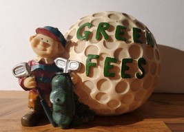 Golfers Green Fees Piggy/Coin Bank - £15.45 GBP