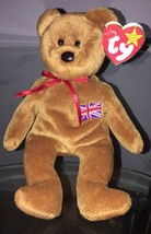 Ty Britannia The Bear B EAN Ie Baby - Uk Exclusive - Mint With Tags - £9.71 GBP