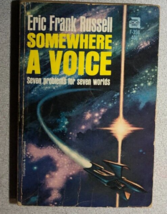 Somewhere A Voice By Eric Frank Russell (1965) Ace Sf Paperback - $12.86