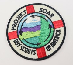 Vintage LARGE Twill T Embroidered Project Soar Boy Scouts of America BSA... - $9.47