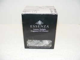 Nib Essenza Luxury Tealight Polished Metal &amp; Glass Fragrance Oil Warmer - £11.98 GBP