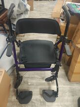 AKOASM Heavy Duty Upright Walker, Rollator Walkers for Seniors, 450Lb Ca... - $142.49