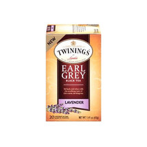 TWININGS EARL GREY BLACK LAVENDER TEA 20 Tea Bags - £4.64 GBP