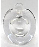 Kosta Boda Lead Crystal Perfume Bottle Apple Shaped Vintage Lindstrand S... - $66.55 CAD