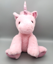 Kellytoy Plush Unicorn Pink 15" Stuffed Animal 2018 VG Condition Soft Clean - £7.19 GBP