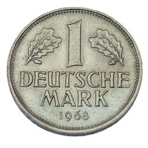 1968-F Alemán 1 Marca Moneda ( Bu Estado) Stuttgart Casa de Moneda Km 110 - £35.89 GBP