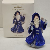 Hallmark 2006 FATHER CHRISTMAS Keepsake Ornament 3rd in Series Blue Coat - £34.90 GBP