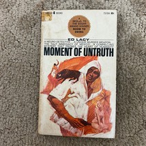 Moment of Untruth Mystery Paperback Book by Ed Lacy Suspense Lancer 1964 - £9.72 GBP