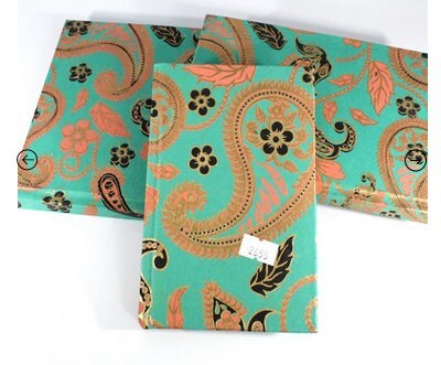 Set of 3 Handmade Recycled eco-friendly Notebook journals