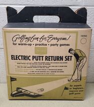 VINTAGE 1967 SEARS ELECTRIC PUTT RETURN MODEL 1903 Original Box Flag Pap... - $54.89