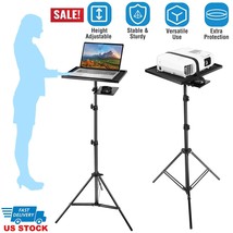 Universal Adjustable Projector Tripod Stand w/ Tray for Laptop Camera 23&quot; to 46&quot; - £64.73 GBP