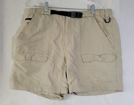 The North Face Belted Shorts Men&#39;s Size XL Khaki Hiking Cargo Outdoor 10... - £11.73 GBP