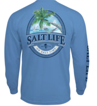Salt Life Hammock Time Mens Graphic Pocket L/S T-Shirt - 2XL/XL/Large - NWT - £18.75 GBP