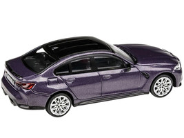 2020 BMW M3 G80 Twilight Purple Metallic with Black top 1/64 Diecast Model Ca... - £18.04 GBP