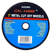 Cut off Wheel Cal-Hawk 3&quot; Metal Cut-Off Wheel Set of 2 - £7.71 GBP