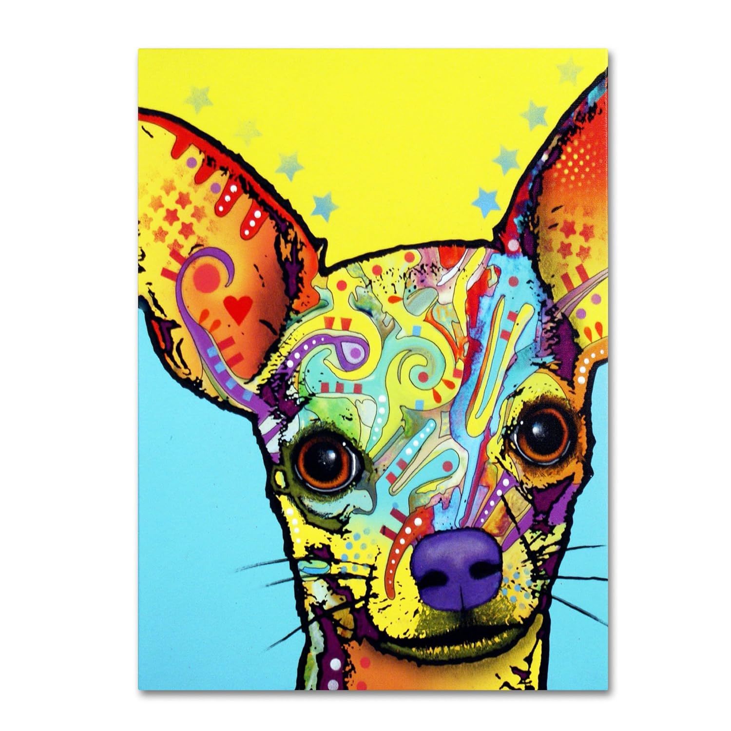 Trademark Fine Art Chihuahua Artwork by Dean Russo, 14 by 19-Inch