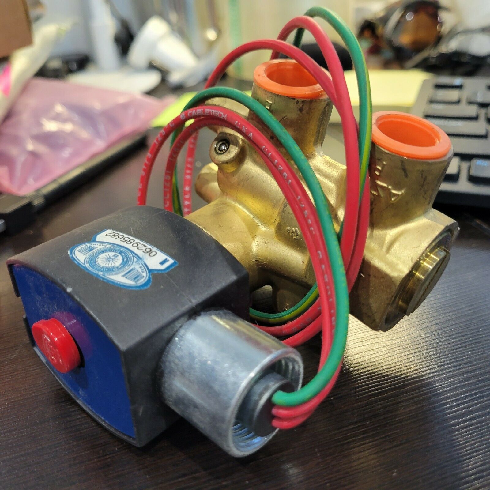 Asco 238214-032D 110/50 FT 120/60  MP-C-089 Brass Solenoid Valve NEW $99 - $96.48