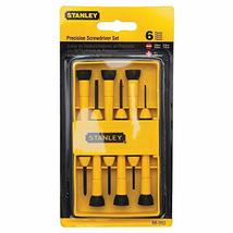 Stanley Tools 6-Piece Precision Screwdriver Set, Black/Yellow - £12.94 GBP