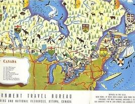 Canada Vacations Unlimited All Year Vacation Guide 1953 - $15.84