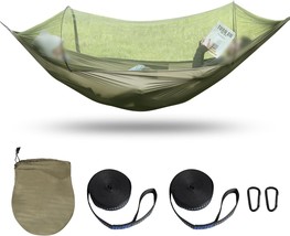 Portable Camping Hammock With Mosquito Net, Double Hammock, Hold Up To 4... - $37.96