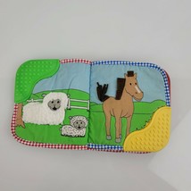 Munchkin Down on the Farm Soft Cloth Baby Toy Book Developmental Teether  - $14.85