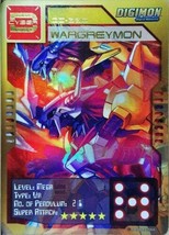 Bandai Digimon S1 D-CYBER Card Holographic Gold Stamp Wargreymon A - £120.28 GBP
