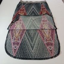 New Directions Women's Multicolor Cotton Elastic Waist Geometric Skirt Size XL image 8