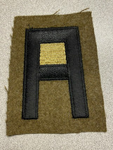 WWI, U.S. FIRST ARMY, QUARTERMASTER, SHOULDER SLEEVE INSIGNIA, PATCH, WOOL - £46.93 GBP