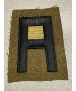 WWI, U.S. FIRST ARMY, QUARTERMASTER, SHOULDER SLEEVE INSIGNIA, PATCH, WOOL - £47.07 GBP