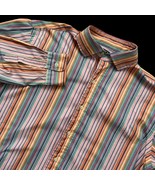 Polo Ralph Lauren Colorful Striped Long Sleeve Shirt Medium Easter Weste... - €10,29 EUR