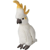 Eco Buddies Cockatoo Plush Toy 25cm - White - £22.63 GBP