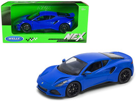 Lotus Emira Blue Metallic NEX Models Series 1/24 Diecast Car Welly - $34.41