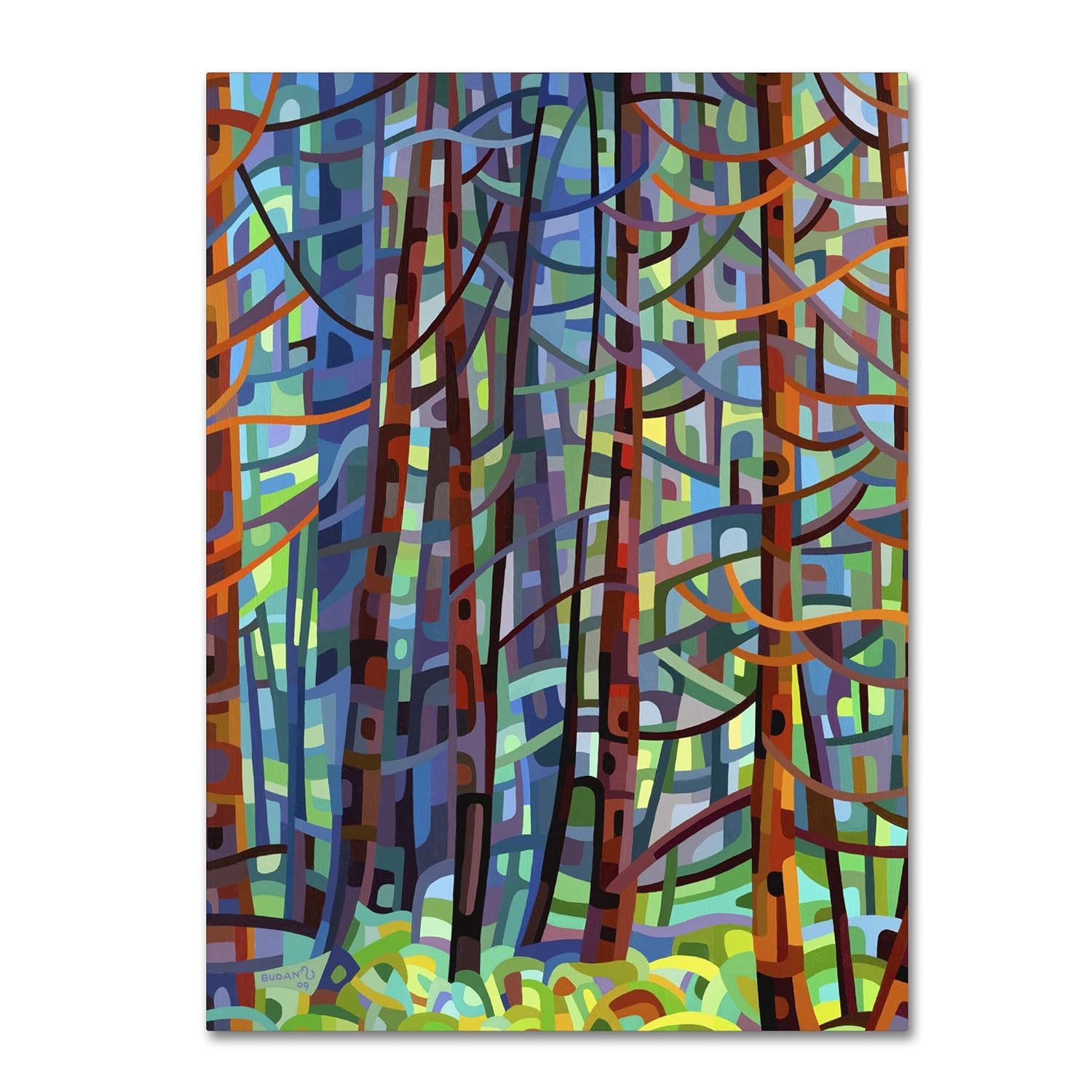 In A Pine Forest by Mandy Budan Wall Hanging, 24" x 32" Canvas Wall Art