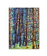 In A Pine Forest by Mandy Budan Wall Hanging, 24&quot; x 32&quot; Canvas Wall Art - $83.99