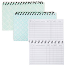 2 Pack Spiral Bound Checking Account Ledger Book, Check Register With 50... - $31.99